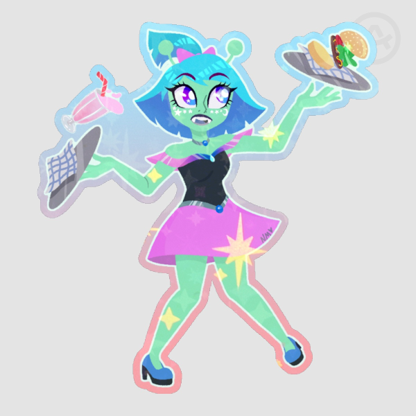 Aliana Oopsie Sticker