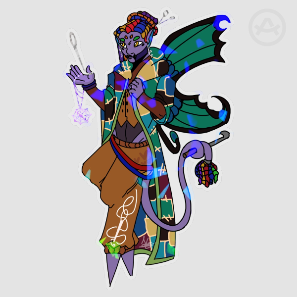 Fairy OC Quilt! - Sticker.