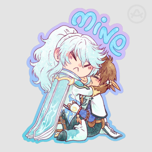 Colored Edge Die Cut Stickers