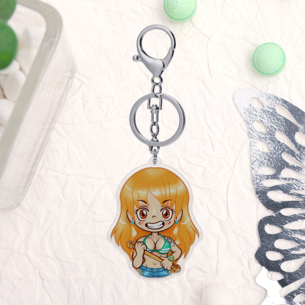 Nami Epoxy Clear Acrylic Keychains