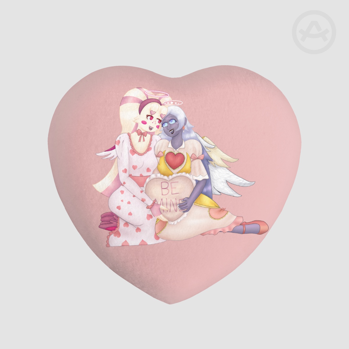 Heavenly Spider Valentines Plush Badge