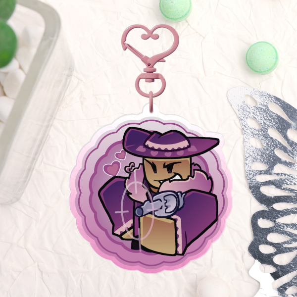 Loveshot // Die of Death Keychain