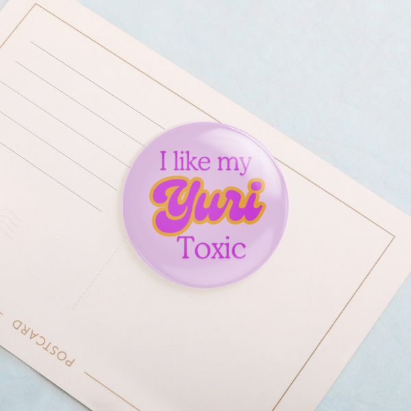 Toxic Yuri Button Badge