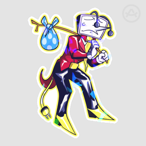 Sad Tenna With A Bindle :( [STICKER EDITION]