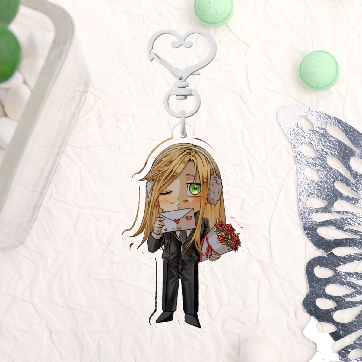 [2026] White Suit Present Mic | Valentines' Day