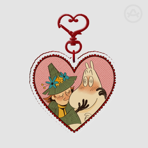 Snufmin Smooch Keychain | Moomin
