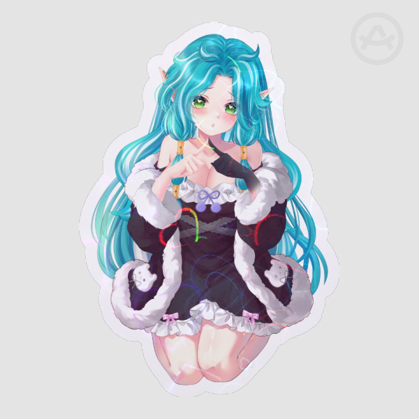 "L...Like this?" v2 Die Cut Stickers 