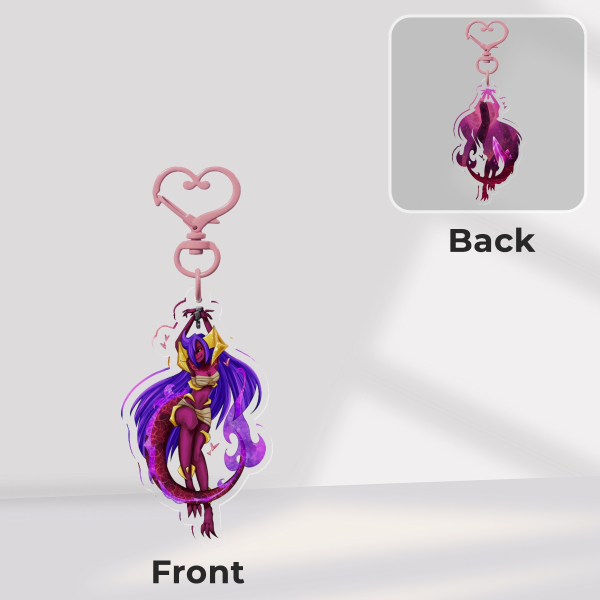 Aelaris || OC || Clear Acrylic Keychains