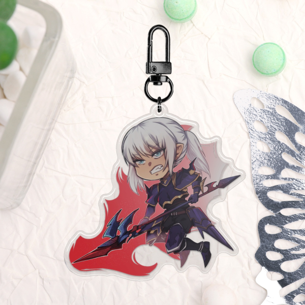 Estinien Epoxy Clear Acrylic Keychain