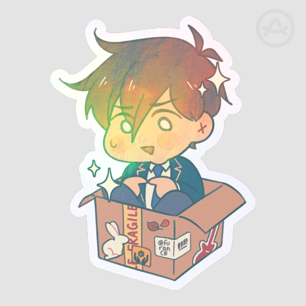 (OWH) Aki in a box sticker