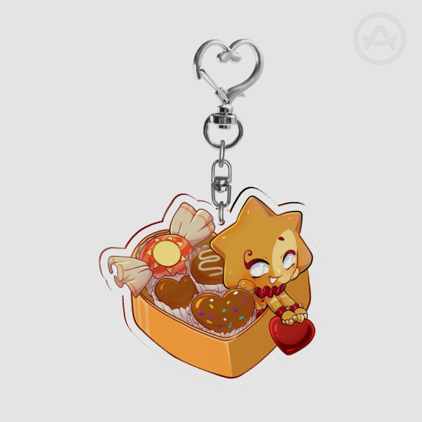 FNAF Daycare Attendant Sun Valentine's Day Chocolates Charm