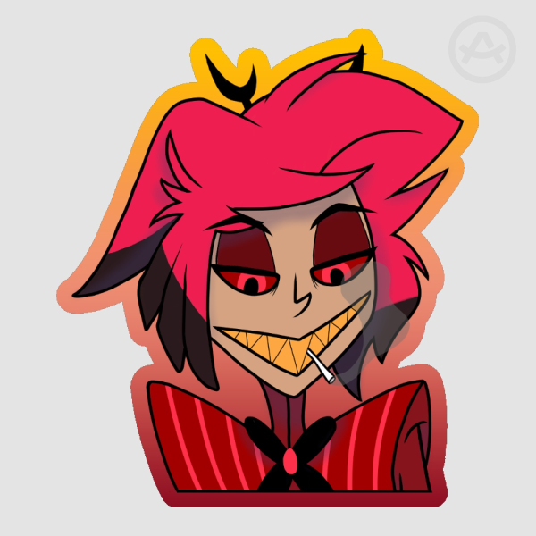 High AF Alastor Sticker