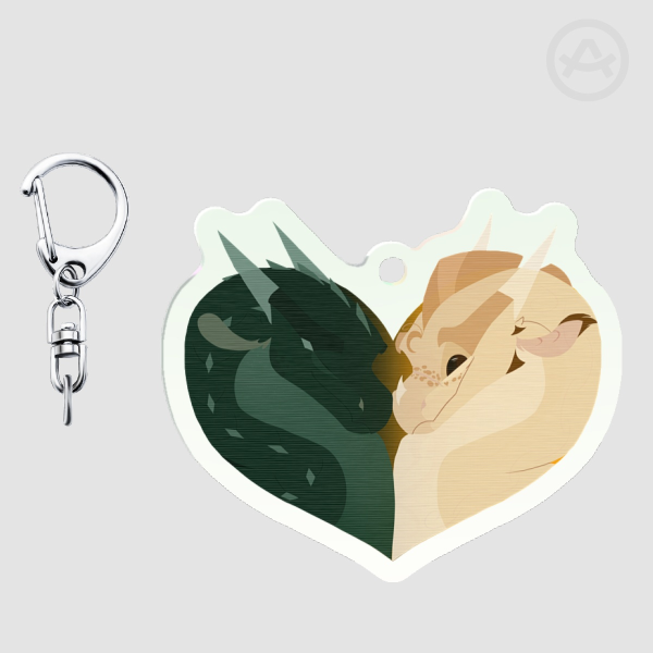 Moonbli Valentines | Lenticular Keychain