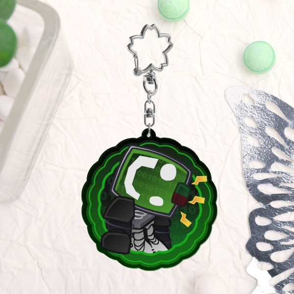 Badware // Die of Death Keychain