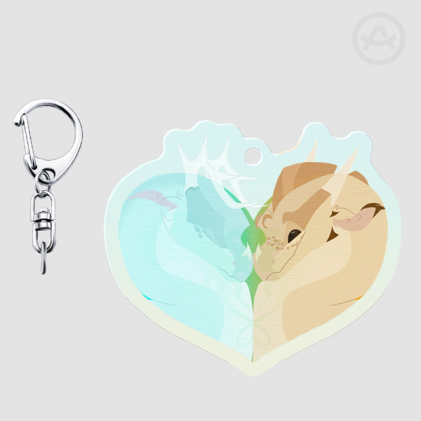 Qwinter Valentines | Lenticular Keychain