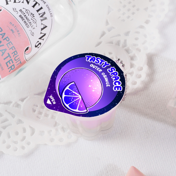 Outer Orange | Squishy Pudding Jelly Keychain