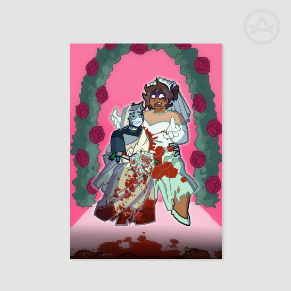 CYBER ENTROPY Helena and CAS-13 wedding poster