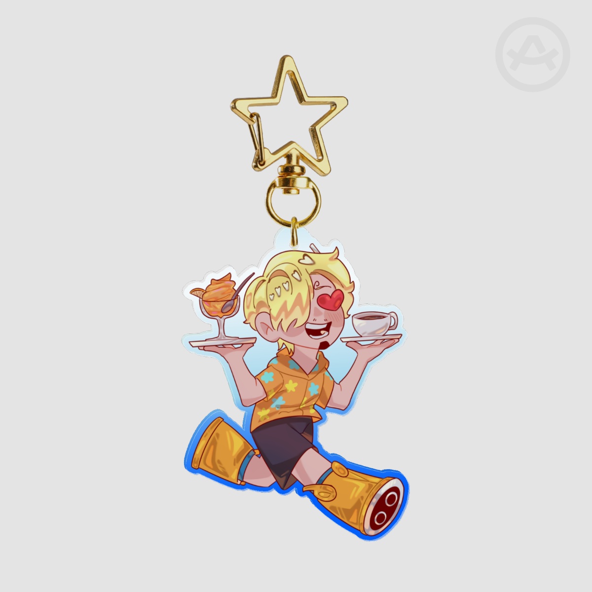 Sanji One Piece Egghead Acrylic Keychain Fanmerch