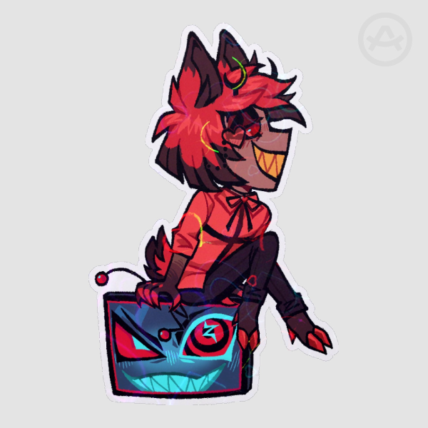 RADIOSTATIC | V-Day Holo Heart Sticker