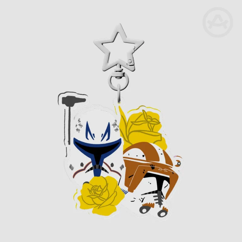 Captain Rex and Commander Cody Acrylic Keychains by Sunflowerpirateart ...
