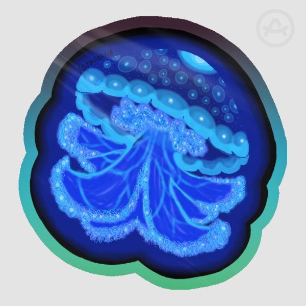 Glowyblue Jellyfish