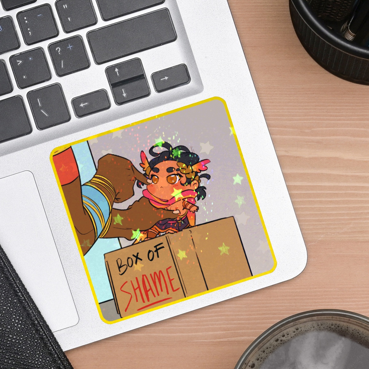 Hades 2 - Hermes Holo Stars Die Cut Sticker