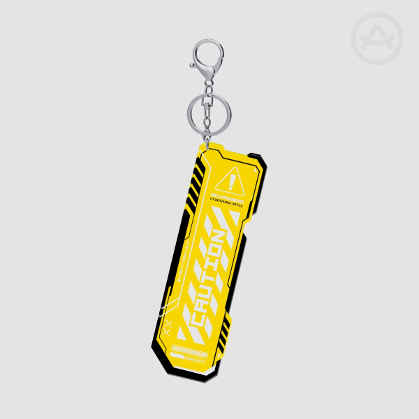 Cyberpunk Keychain >CAUTION<