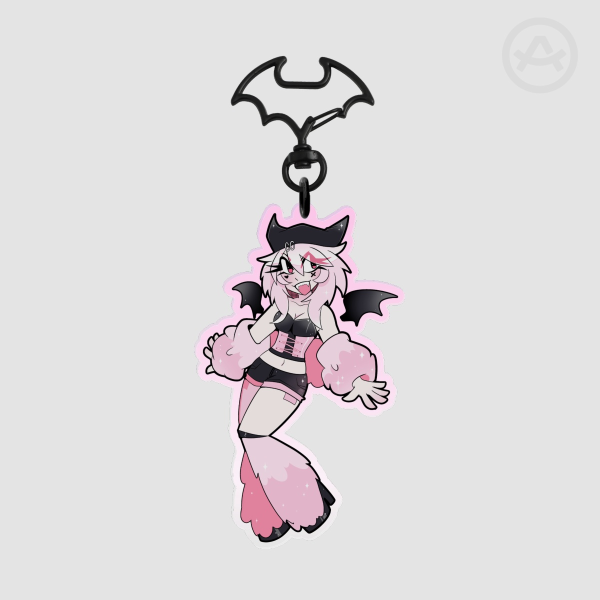 Vampire Girl Keychain