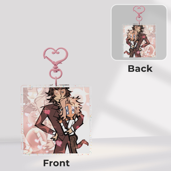 HarPhan Glitter Keychain