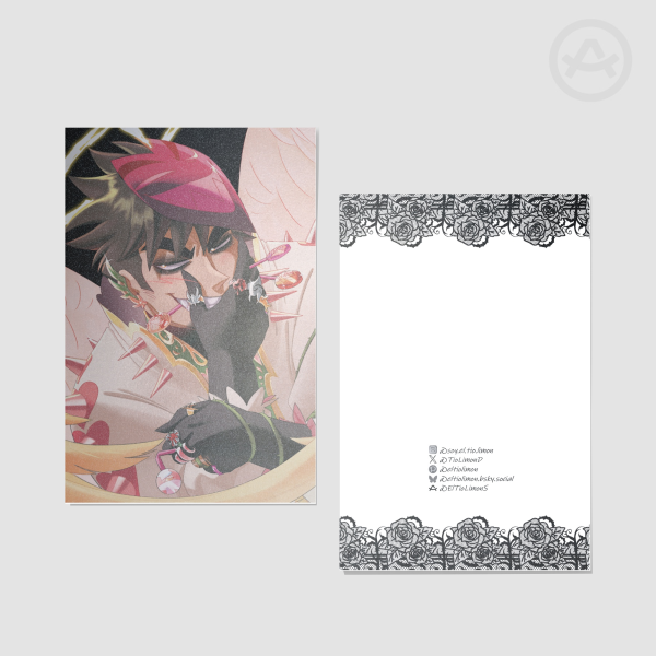 Hazbin Hotel Adam's Failed Love Life Postcards