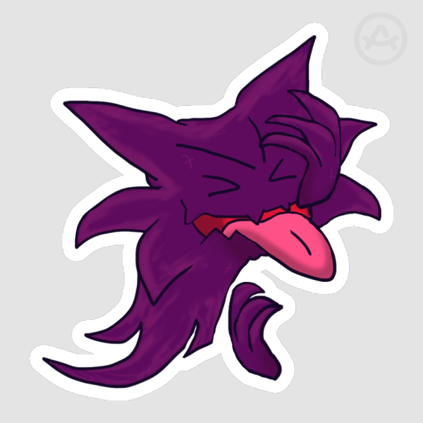 Haunter Matte Sticker