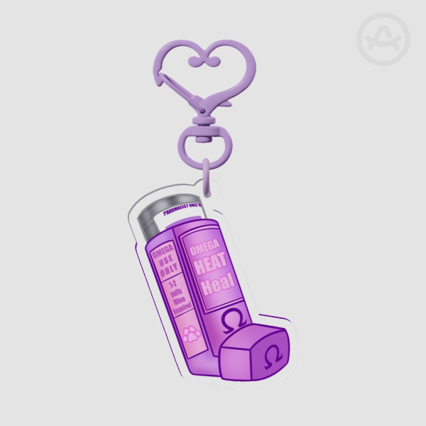 Mini Omega Heat Acrylic Keychains