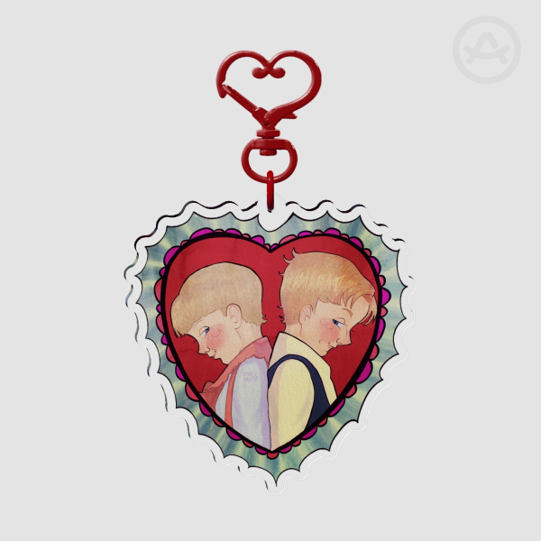 Vintage Valentines — River Spider Acrylic Keychain