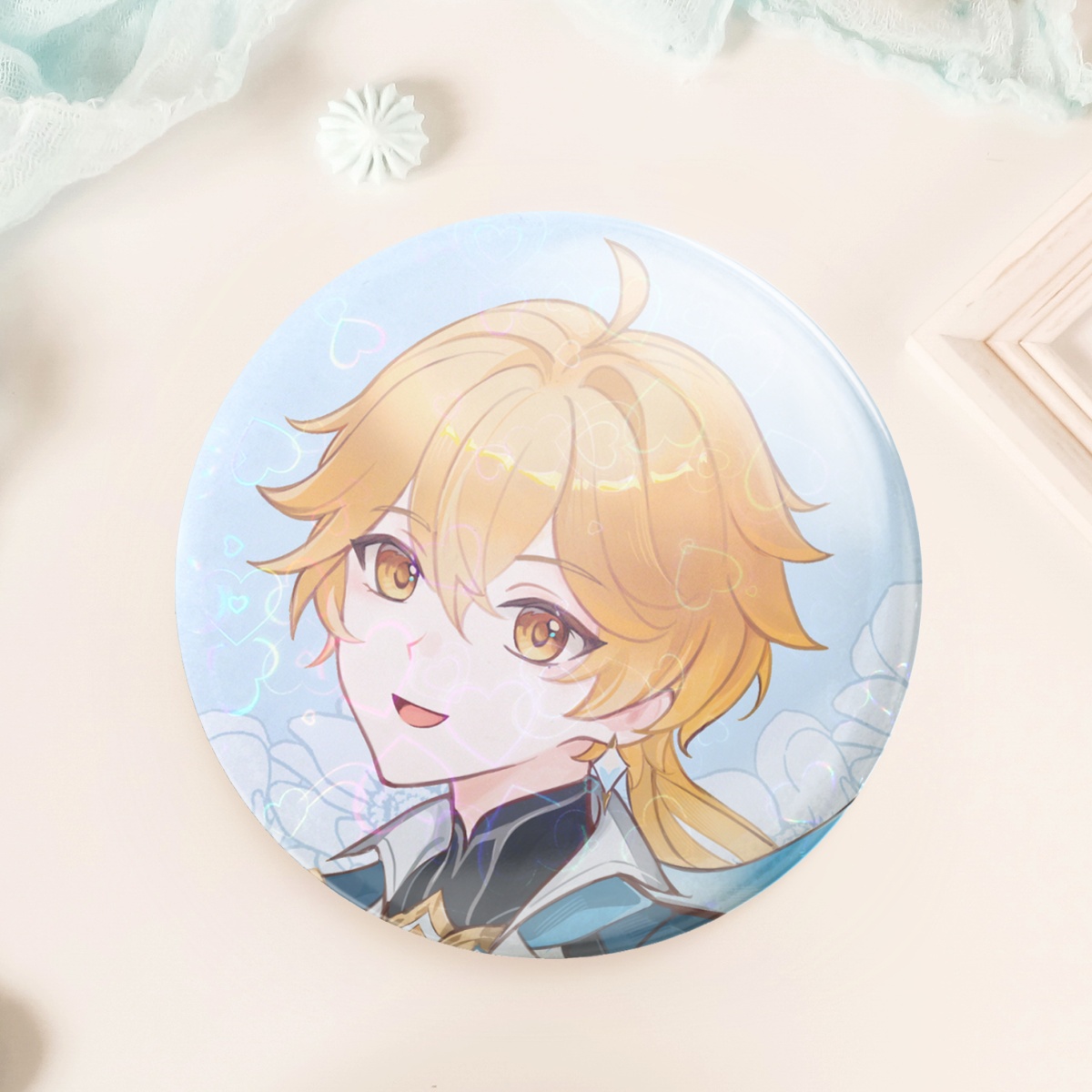 Traveler - Aether Round Badge