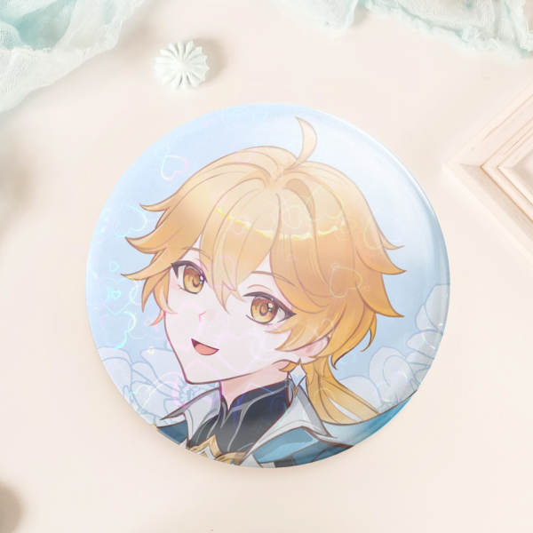 Traveler - Aether Round Badge