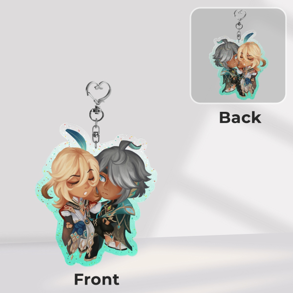 Glitter Acrylic Keychain - Haikaveh