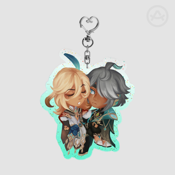 Glitter Acrylic Keychain - Haikaveh