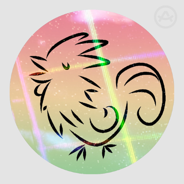 Rooster Chinese Zodiac Sticker