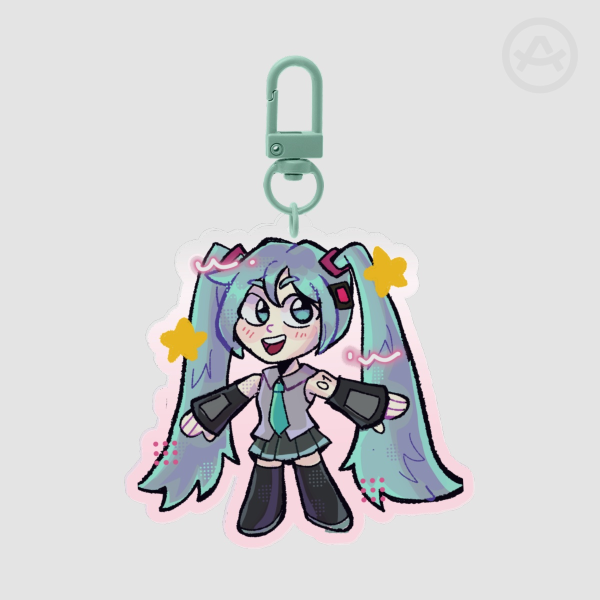 Hatsune Miku Acrylic Keychains