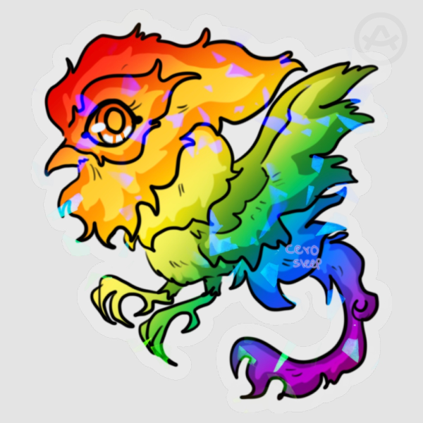 Gay Phoenix Sticker