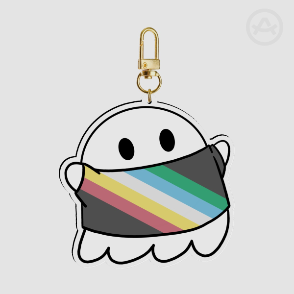 Disability Pride Ghost Acrylic Keychains