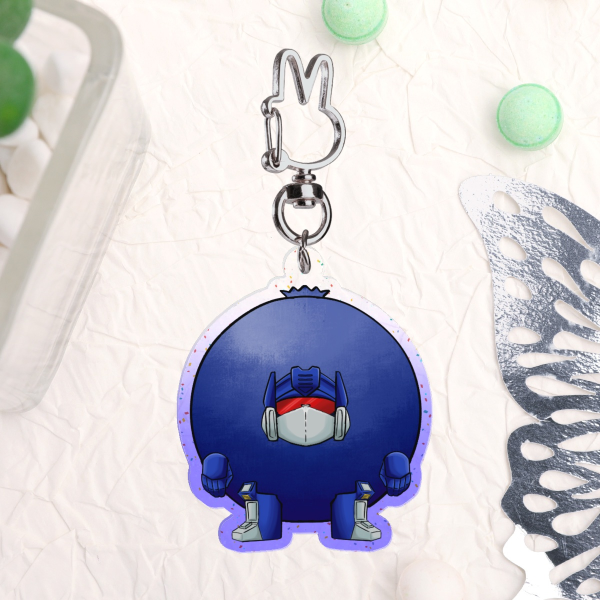 Soundwave Blueberry! Transformers Keychain
