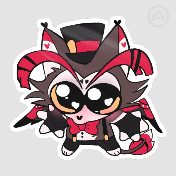 Hazbin Hotel Husk Goober Sticker
