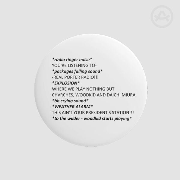 Real Porter Radio txt Button