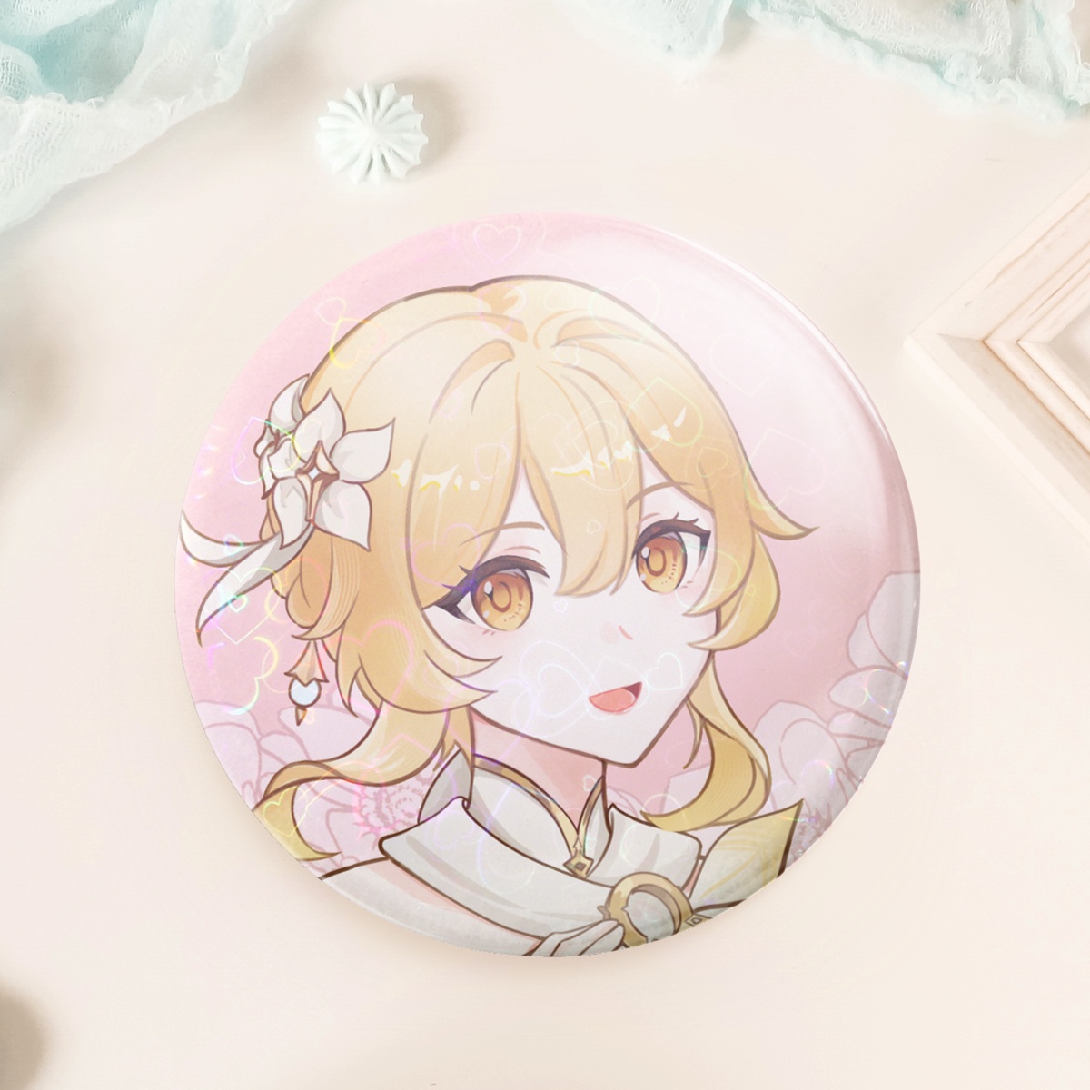 Traveler - Lumine Round Badge