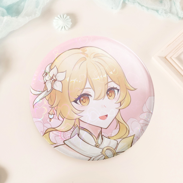 Traveler - Lumine Round Badge