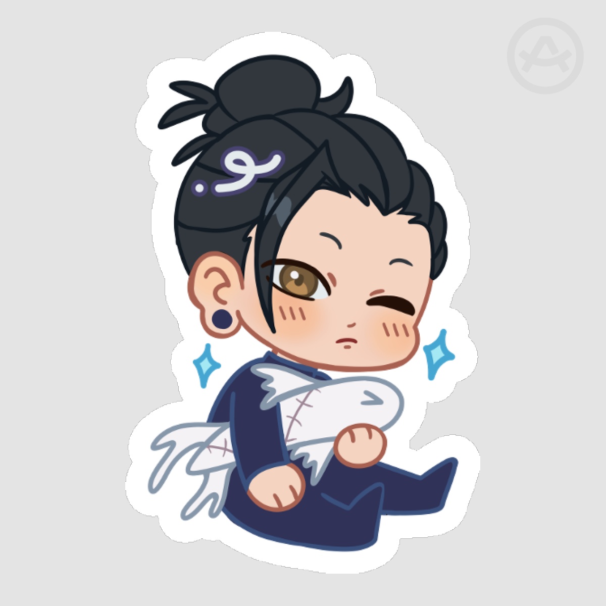 Geto Koi fish - Die Cut Sticker