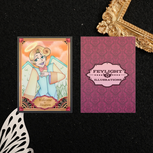 Hazbin Hotel Fan-cards ''Welcome to Heaven''
