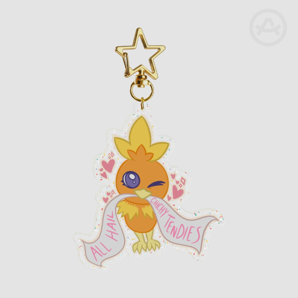 Monster Friends Parody #0255 Glitter Keychain