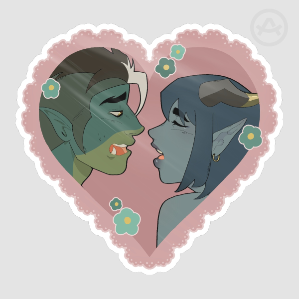 Jester and Fjord Sticker